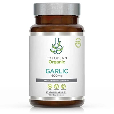 Cytoplan organický česnek 400mg prášek, 60 kapslí