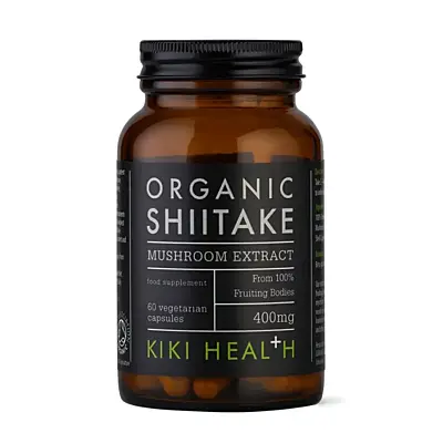 KIKI Health Extrakt zo Shiitake 400 mg – BIO, 60 kapsúl