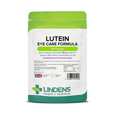 LINDENS Health + Nutrition Luteín 10 mg (extrakt z Nechtíka lekárskeho), 100 kapsúl