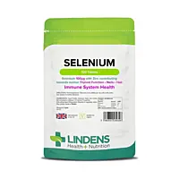 LINDENS Health + Nutrition Selén 100 µg & Zinok, 100 tabliet