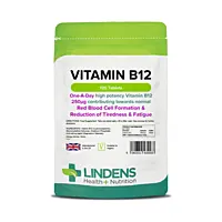 LINDENS Health + Nutrition Vitamín B12 (Kyanokobalamin) 250 µg, 120 tablet