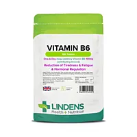 LINDENS Health + Nutrition Vitamín B6 (Pyridoxín hydrochlorid) 100 mg, 100 tabliet