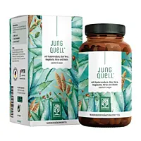 Naturtreu Prameň mladosti – Komplex kyseliny hyalurónovej, aloe vera, šípok a biotínu, 90 kapsúl