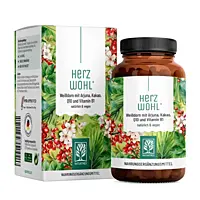 Naturtreu Zdravé srdce – Komplex hlohu, kakaa, arjuny a vitamínu B1, 60 kapslí