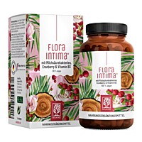 Naturtreu FloraIntima - Komplex brusníc, vitamínu B3 a laktobacilov pre ženy, 60 kapsúl