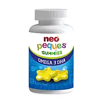 Neo Peques Omega 3 DHA – veganské gumové bonbony s omega 3, cholinem + vitaminy B3, B6 a B12, 30 ks