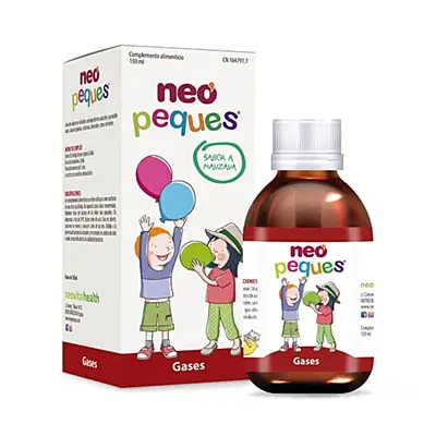 Neo Peques Trávení – Přírodní sirup pro děti s fenyklem, heřmánkem a anýzem, 150 ml