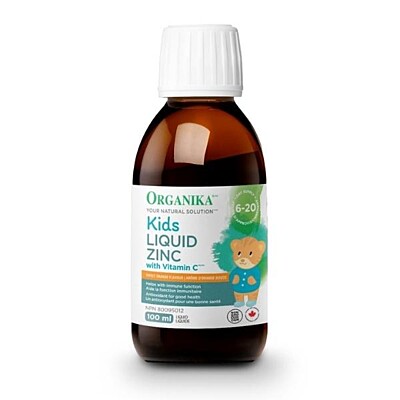 Organika Kids Tekutý zinek s vitamínem C pro děti, 100 ml