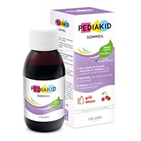 Pediakid Pokojný spánok – prírodný sirup pre deti s harmančekom, levanduľou a magnéziom (čerešňová príchuť), 125 ml