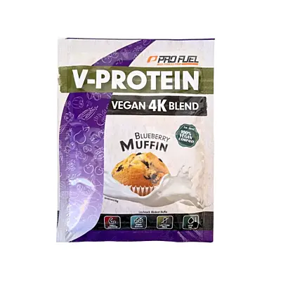 ProFuel V-PROTEIN 4K BLEND - vzorek Borůvkový muffin, 30 g