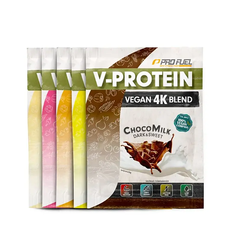 V-PROTEIN | VEGAN 4K BLEND | SAMPLE Choco Milk, 30g 2