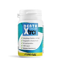 Profuel DENTA Xtra, pastilky na podporu zubů a dásní, citron, 30 pastilek