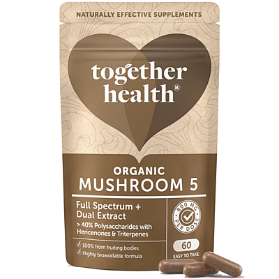 Together Health – BIO Komplex 5 funkčných húb, 60 kapsúl