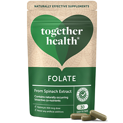 Together Health – Folát ze špenátu 400 mcg, 30 kapslí
