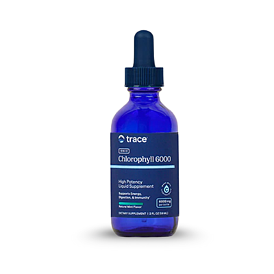 Trace Minerals Iónový Chlorofil 6000 + Stopové minerály ConcenTrace® (máta), 59 ml