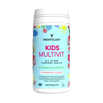 Vegetology Kids Multivit – Multivitamíny a minerály pre deti, 60 tabliet