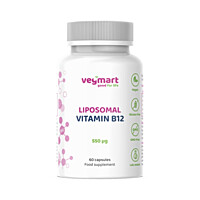 Vegmart Lipozomálny Vitamín B12 (metylkobalamín) 550 µg, 60 kapsúl