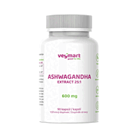 Vegmart Ashwagandha 600 mg, 90 kapsúl