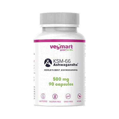 Vegmart Ashwagandha KSM-66® 500 mg, 90 kapslí