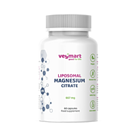 Vegmart Lipozomálne magnézium (citrát horečnatý) 667 mg, 60 kapsúl